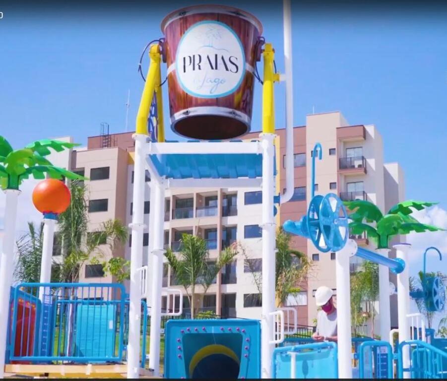 Praias Do Lago Eco Resort Apto 5 Pessoas N406 N407 كلدس نوفاس المظهر الخارجي الصورة
